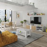 Mesa de Centro Elevable Mesa Auxiliar de Roble Canadiense Acabado en Roble - details 15