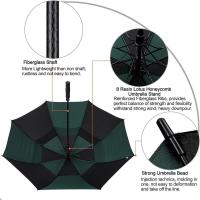 Paraguas de golf con apertura automática, paraguas impermeables a prueba de viento con techo doble extra grande de gran tamaño - details 140
