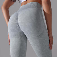 Pantalones de yoga para mujer, pantalones deportivos transpirables de cintura alta, ropa de gimnasio para levantamiento de glúteos, entrenamiento - details 31