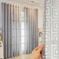 Cortinas translúcidas para sala de estar, persianas para dormitorio, cortinas, ventana con gafas, 2 piezas - details 12
