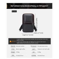 Bolso de hombro de cuero, bolso de hombre - details 5