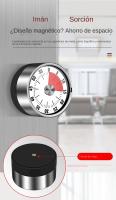 Temporizador Visual mecánico de cuenta atrás para cocina, reloj de enseñanza para aula, reunión de enseñanza, trabajo Cookin, 1 ud. - details 4