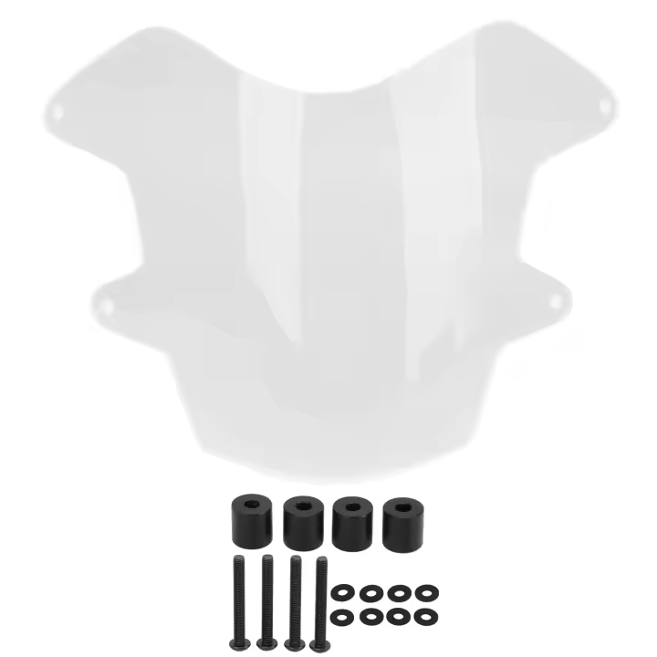Protector de faros de motocicleta, repuesto de superficie lisa resistente a impactos para Tenere 700 2019-2022 transparente - 1