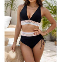 Traje de baño sexy para mujer, traje de baño de bikini de dos piezas con cintura adelgazante, superventas - details 4