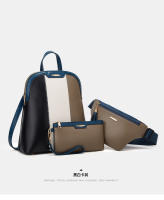 Set de Mochila de Cuero de Moda para Mujer Bolso de Hombro de Cuero con Tarjetero - details 6