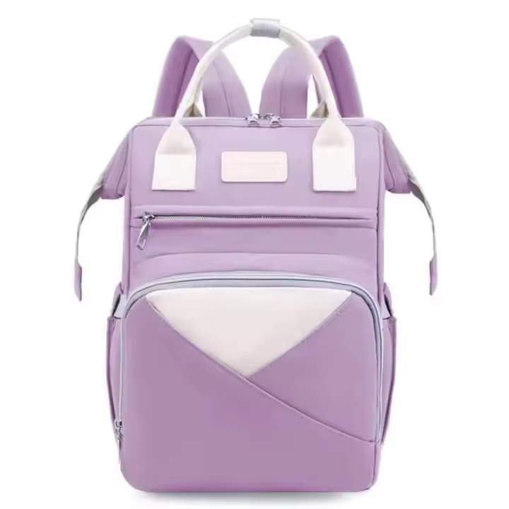 Mochila de gran capacidad para caminar, bolso de mamá impermeable informal de moda multifuncional - 1