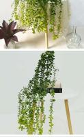 Árbol de eucalipto de 90cm y 12 tenedores, colgante de vid Artificial, plantas de pared, hoja de plástico con gradiente falso, jardín, hogar, ventanas y balcón - details 8