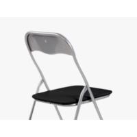 silla plegable, silla plegable acolchada, silla plegable cocina, silla plegable blanca