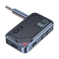 VAORLO 2 en 1 Bluetooth 5.3 Transmisor Receptor de Audio 3.5MM AUX Hifi Estéreo Adaptador Inalámbrico de Música con Micrófono para Coche Avión TV PC Auriculares Altavoz Amplificador - details 16