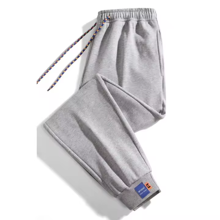Pantalones de chándal para hombre Cintura elástica holgada Sudadera para correr Sudadera casual para todas las estaciones - 1