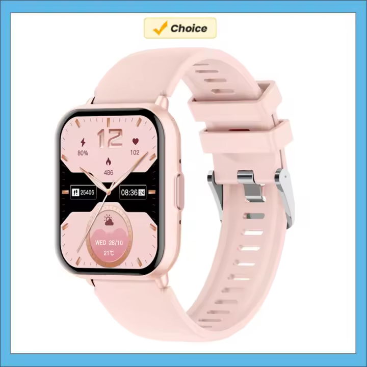Ivanony Reloj Inteligente Pantalla Táctil Completa de 1.83 pulgadas Asistente de Voz - 1