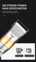 Kemei-cortadora de pelo profesional para peluquero, máquina eléctrica potente para cortar el pelo, recargable por Usb, tipo c, KM-9362 - details 8