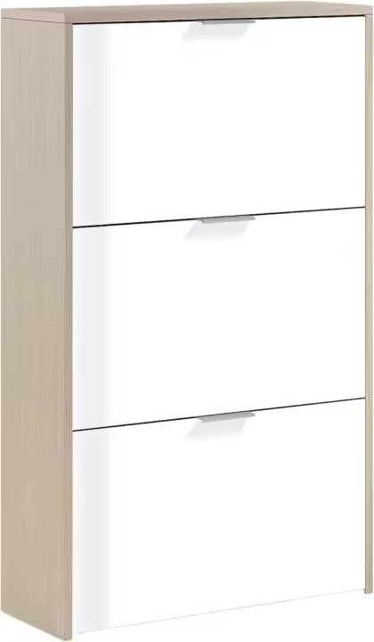 Zapatero Canadiense Acabado en Blanco Brillante Tamaño 60cm x 113cm x 22cm - 1