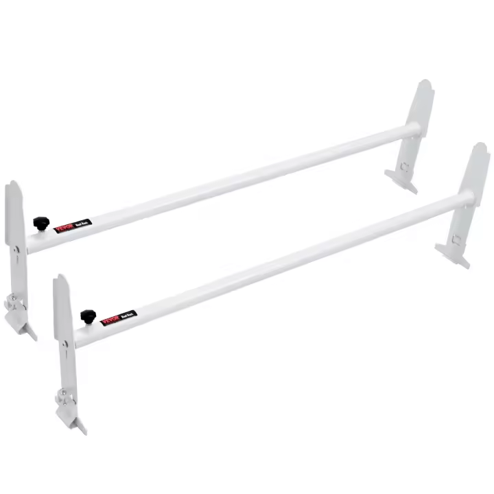 Portaequipajes de Techo para Furgoneta 2 Barras de Acero de Aleación 227 kg Ajustable 120-200 cm - 1