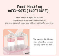 Calentador de leche doble eléctrico para biberón, Descongelador, calentamiento de alimentos, esterilización de ebullición rápida - details 6