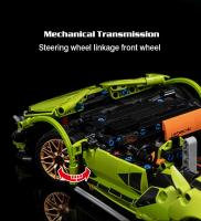 Bloques de construcción de coche deportivo de carreras de alta tecnología, modelo de carreras famoso, juguetes para niños, regal - details 7