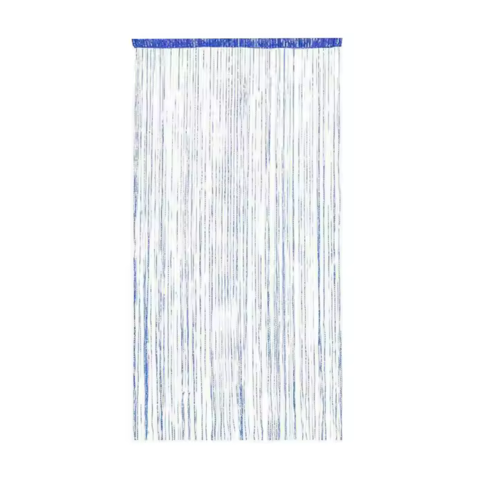 Cortina colgante con cuentas para puerta y ventana, divisor de cenefa con borlas para sala de estar, 100x200cm - 1