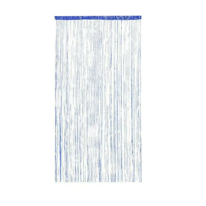 Cortina colgante con cuentas para puerta y ventana, divisor de cenefa con borlas para sala de estar, 100x200cm - 1
