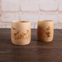 Taza de Té de Bambú Natural Cocina y Comedor Tazas, Mugs y Saucers - details 7
