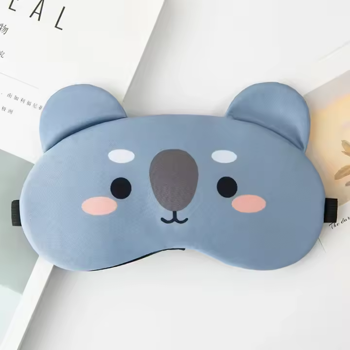 Máscara para dormir con los ojos vendados para dormir, máscaras suaves de felpa para los ojos, cubierta para el ojo de gato, máscara de felpa, parche para el ojo, cubierta para los ojos para la salud y la siesta - 1