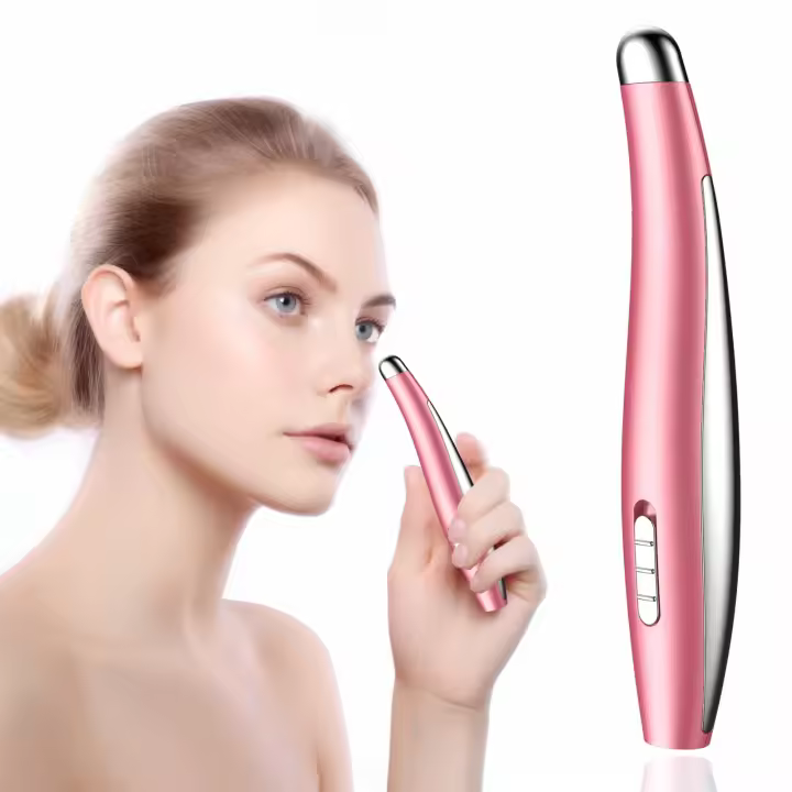 Masajeador de Ojos y Rostro Recargable Herramienta de Masaje Vibrante para Anti-Edad y Circulos Negros Producto de Cuidado de la Piel Absorbente - 1