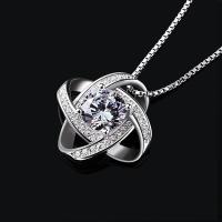 Collar Mujer Plata de Ley 925 'Eres La Luz de mis Ojos' con Para Regalo San Valentín Originales Cadena 45cm Longitud - details 0