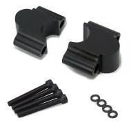 Elevador de manillar, abrazadera para motocicleta, Kit de barras de elevación de 30mm de altura, Compatible (negro) - details 3