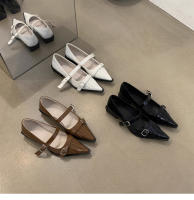 Nuevo tacón bajo puntiagudo versátil palabra con zapatos individuales de tacón grueso zapatos Lizhen - details 10