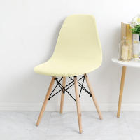 Funda de silla de concha de Color sólido, fundas elásticas baratas para sillas con respaldo corto, fundas de asiento de comedor impresas para el hogar, Bar, Hotel, fiesta y banquete - details 8