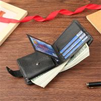 Cartera Bifold Corta para Hombres Cuero PU Porta Tarjetas de Crédito Monedero Bolsos y Viajes - details 5