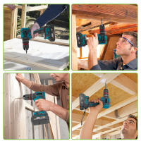 ONEGREEN-taladro de impacto eléctrico sin escobillas, 480N.M, 13mm, destornillador eléctrico, herramientas eléctricas para juego de pines de batería Makita - details 12
