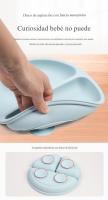 Vajilla de silicona para bebés, comederos, platos, baberos, tazas Accesorios de alimentación ventosas Caja de regalo con tazas para chupetes y utensilios de alimentación Vajilla para niños pequeños - details 2