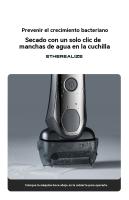 Afeitadora eléctrica inteligente afeitadora de lavado corporal afeitadora eléctrica recargable reciprocante especial para hombres - details 10