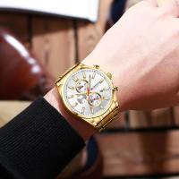 Reloj de Cuarzo CURREN 8368 Elegante Pulsera de Acero Inoxidable Resistente al Agua Calendario - details 10