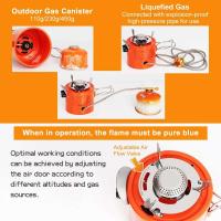 Estufa portátil de 2000W con tubo de 1M para exteriores, cocina de calefacción para pesca en hielo, Camping, senderismo, tienda de campaña, calentador de Gas - details 8
