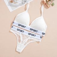 2 unids/set de sujetadores de encaje sexis para mujer, bragas brasileñas con perspectiva de cintura baja, sujetador suave inalámbrico para mujer, conjunto de sujetadores push-up para mujer - details 11