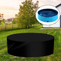 Cubierta redonda impermeable para piscina cubierta plegable de seguridad para piscina sobre el suelo cubierta protectora a prueba de polvo paño de lluvia para jardín - details 6