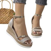 Sandalias de verano para mujer, zapatos informales con tacón de cuña - details 2
