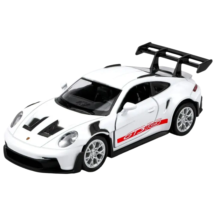 Excitat Modelo de Coche Diecast Porsche 911 GT3 RS a Escala 1/36 Juguete de Vehículo Retrocedido - 1