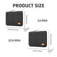 Funda protectora para portátil de 13.3 14 15.6 16 pulgadas, nueva MacBook Pro M3 Max M2 M1, bolsa delgada para portátil, hombres y mujeres - details 8