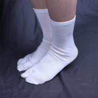 1 par de sandalias japonesas de algodón a la moda para hombre, calcetines con dos dedos, chanclas, medias con punta abierta - details 6