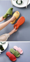 Paso en zapatillas de mierda casa de los hombres de verano interior casa de fondo grueso antideslizante desodorante baño baño zapatillas frescas mujeres - details 11