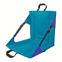 Asiento acolchado plegable con respaldo, adecuado para acampar al aire libre, senderismo, mochileros, sillas de pesca, 1 pieza. - details 1