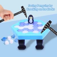 Tocar-rompecabezas de mesa de entrenamiento para Niños y niñas, Juguete infantil para salvar al pingüino, el hielo - details 0