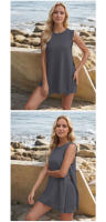 Conjuntos de 2 piezas para mujer: top corto de punto sin mangas y pantalones cortos de cintura alta |   Conjunto de Salón Suave |   Ropa de playa, viajes, primavera y verano. - details 12