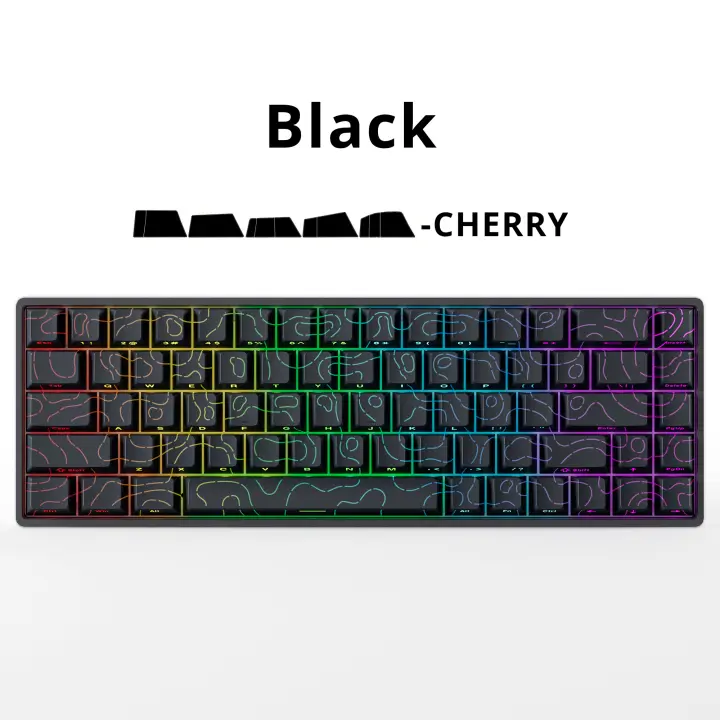 SKYLOONG GK68 HE Magnetico Keyboard Bajo Perfil de 65% Trigger Rápido RGB LED Para PC - 1