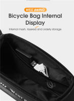 WEST BIKING-bolsa impermeable para bicicleta, funda para teléfono con pantalla táctil, gran capacidad, para manillar delantero, accesorios para ciclismo de montaña y carretera - details 11