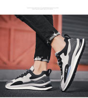 Zapato casual de piel con plataforma y veludo de algodón - details 7