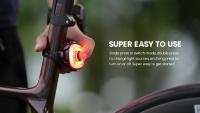 Magicshine SEEMEE 50MAG Luz trasera magnética inteligente, luz trasera de bicicleta con carga USB-C, Compatible con casco Lumos - details 1