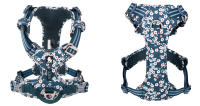 Truelove-Arnés floral sin tirones para mascotas, cinturón de tela de algodón suave transpirable y reflectante, compatible con gatos y perros pequeños o medianos, accesorio de caminar y correr, referencia TLH5655 - details 12